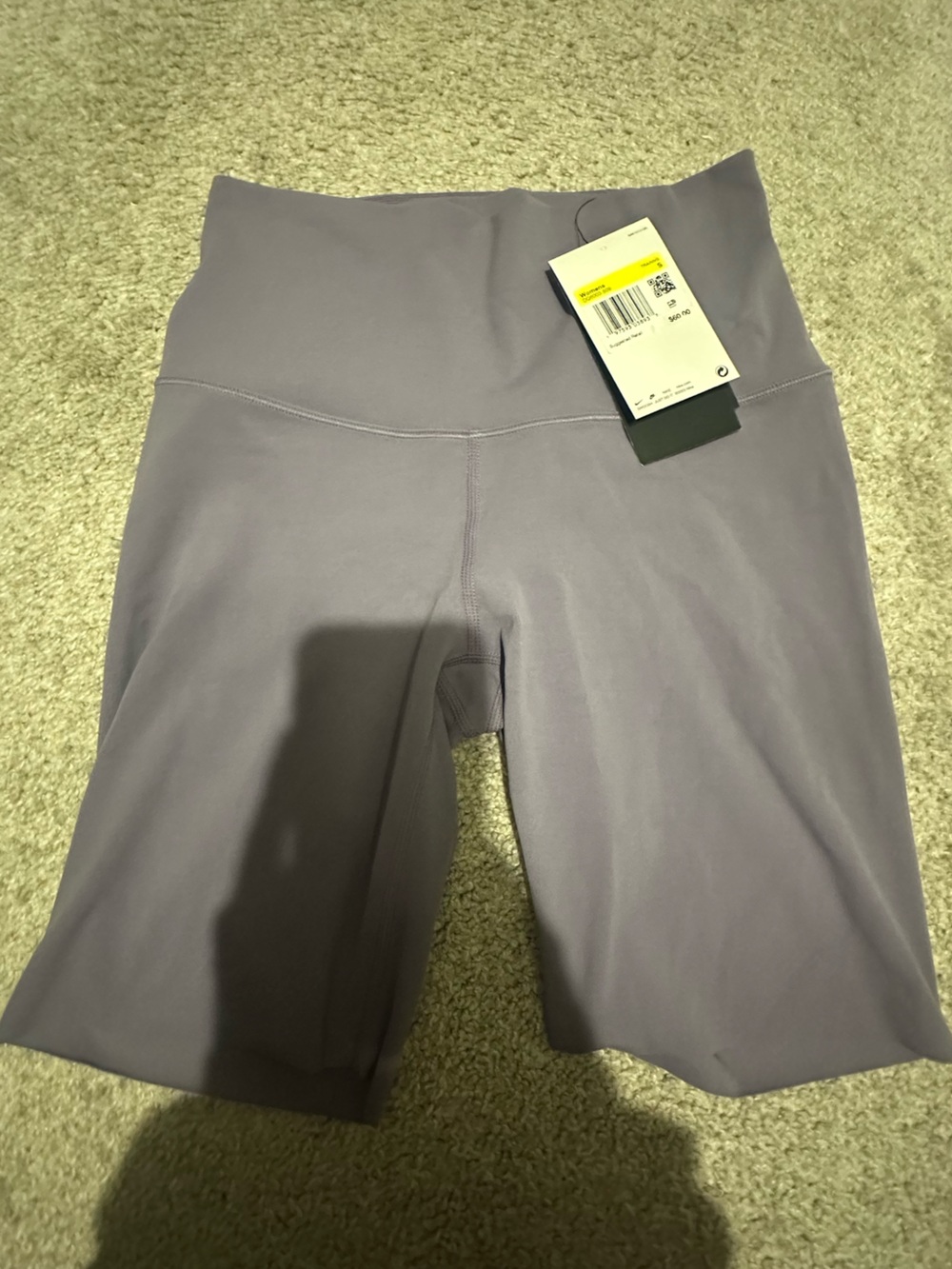 Nike Women's Athletic Bike Shorts in Light Lavender